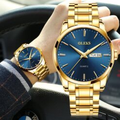 OLEVS 6898 Mens Quartz Watches Brand Luxury Casual Fashion Smart Men’s Watch