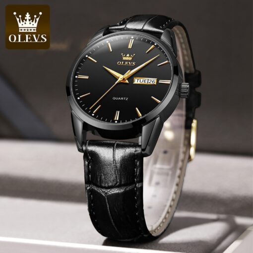 OLEVS 6898 Mens Quartz Watches Brand Luxury Casual Fashion Smart Men's Watch - Image 4