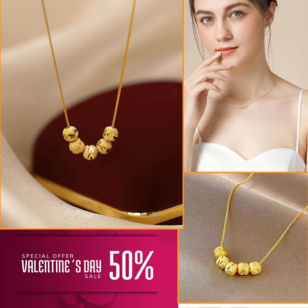 gold plated necklace
