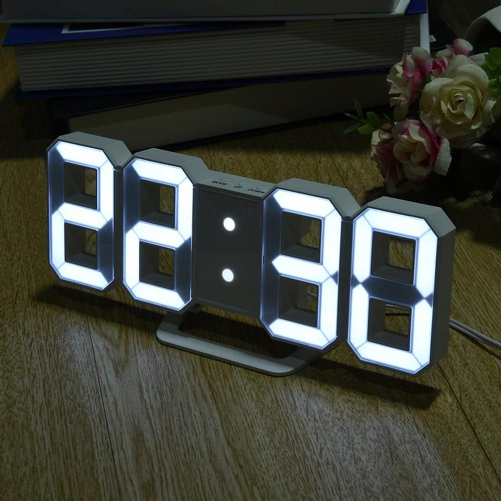 3D LED Digital Wall Clock EN8810