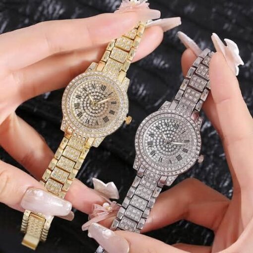Diamond Women Watches Gold Watch Ladies - Image 2
