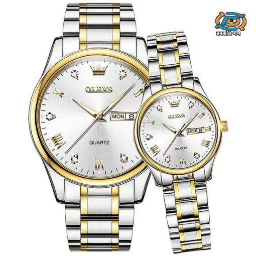 OLEVES WATCH 5563-0  coluple watch