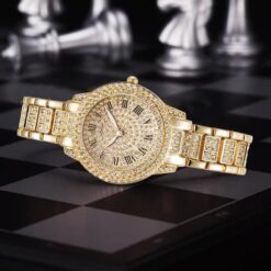 Diamond Women Watches Gold Watch Ladies