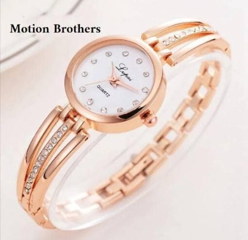 Jwc Women Watch Stainless Steel Magnetic Absorbing Analog Quartz
