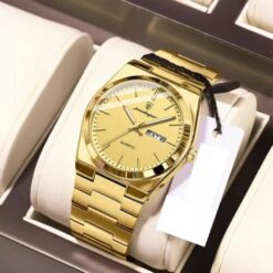 POEDAGAR 858 Luxury Man Wristwatch Waterproof Luminous Date Week Men Watch