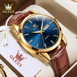 OLEVS 6898 Mens Quartz Watches Brand Luxury Casual Fashion Smart Men's Watch