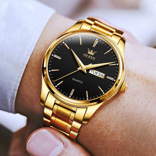OLEVS 6898 Mens Quartz Watches Brand Luxury Casual Fashion Smart Men’s Watch - Image 7