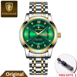 POEDAGAR 936 Fashion Luminous Quartz Watch For Men