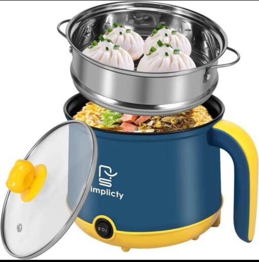 Electric Cooking Pot Multifunctional Nonstick 2 in 1 - Image 4